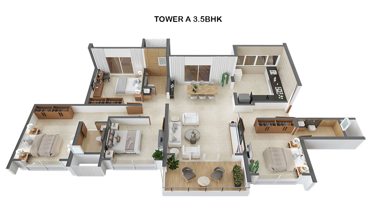Tower-A-3.5BHK